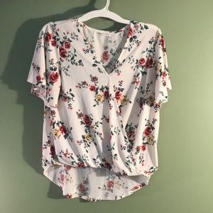 Floral print top